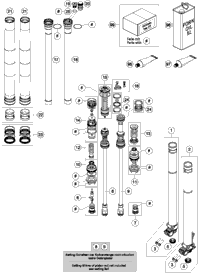 Front Fork Disassembled