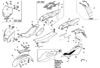 Panel, Fenders, Seat