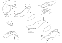 Panel, Fenders, Seat
