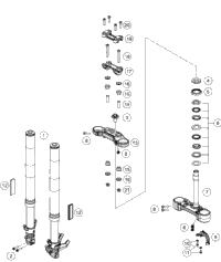 Front Fork, Triple Clamp