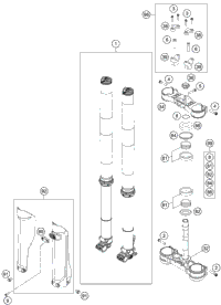 Front Fork, Triple Clamp