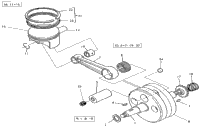 Piston, Crankshaft Piston, Vilebrequin