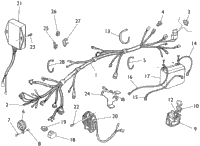 Main Wiring Harness, Electrical Parts