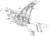 Frame, Foot Rests