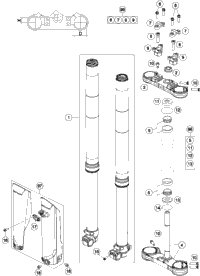 Front Fork, Triple Clamp