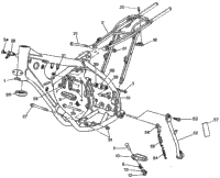 Frame, Foot Rests