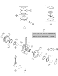 Crankshaft, Piston