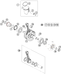 Crankshaft, Piston