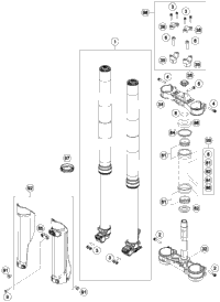 Front Fork, Triple Clamp