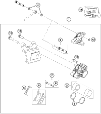 Brake Caliper Rear