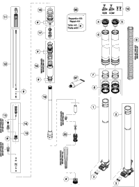 Front Fork Disassembled