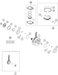 Crankshaft, Piston