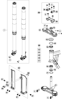 Front Fork, Triple Clamp