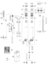 Front Fork Disassembled