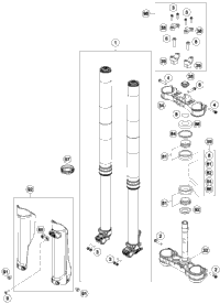Front Fork, Triple Clamp