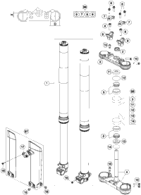 Front Fork, Triple Clamp