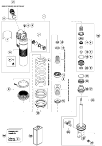 Shock Absorber Disassembled