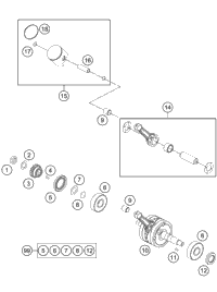 Crankshaft, Piston