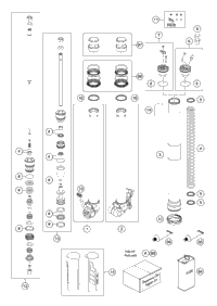 Front Fork Disassembled
