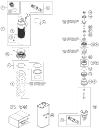 Shock Absorber Disassembled