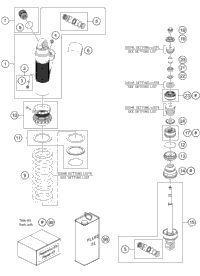 Shock Absorber Disassembled