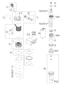 Shock Absorber Disassembled