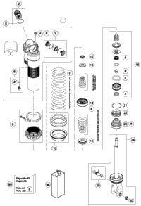 Shock Absorber Disassembled