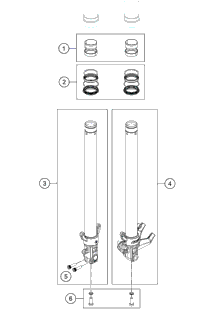 Front Fork Disassembled