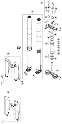 Front Fork, Triple Clamp