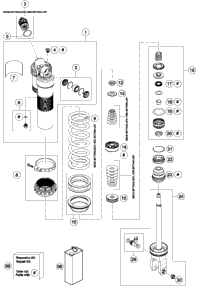 Shock Absorber Disassembled