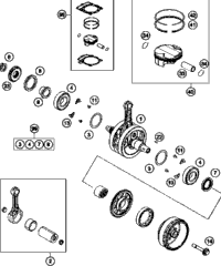 Crankshaft, Piston