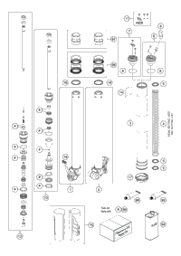 Front Fork Disassembled