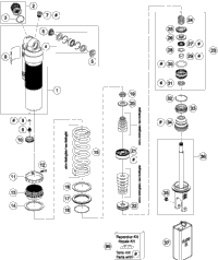 Shock Absorber Disassembled