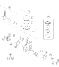 Crankshaft, Piston
