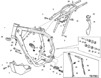 Frame, Foot Rests