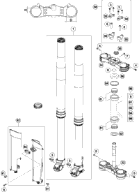 Front Fork, Triple Clamp