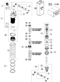Shock Absorber Disassembled