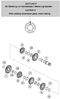 Transmissionii - Countershaft