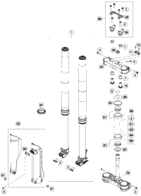 Front Fork, Triple Clamp