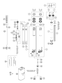 Front Fork Disassembled
