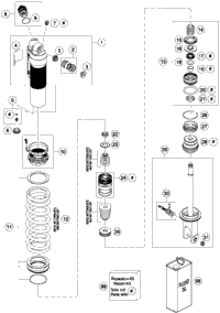 Shock Absorber Disassembled