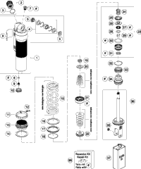 Shock Absorber Disassembled