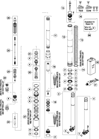 Front Fork Dissassembled