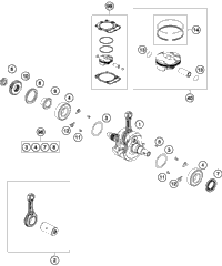 Crankshaft, Piston