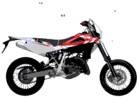 White/Red Transfer