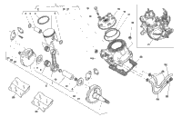 Cylinder Head, Cylinder, Piston,Crankshaft