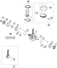 Crankshaft, Piston