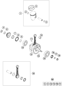 Crankshaft, Piston