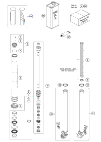 Front Fork Disassembled