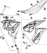 Tank, Seat, Cover